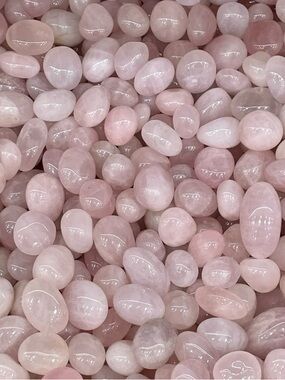 Rose Quartz tumble stones  - ( pack of 5)